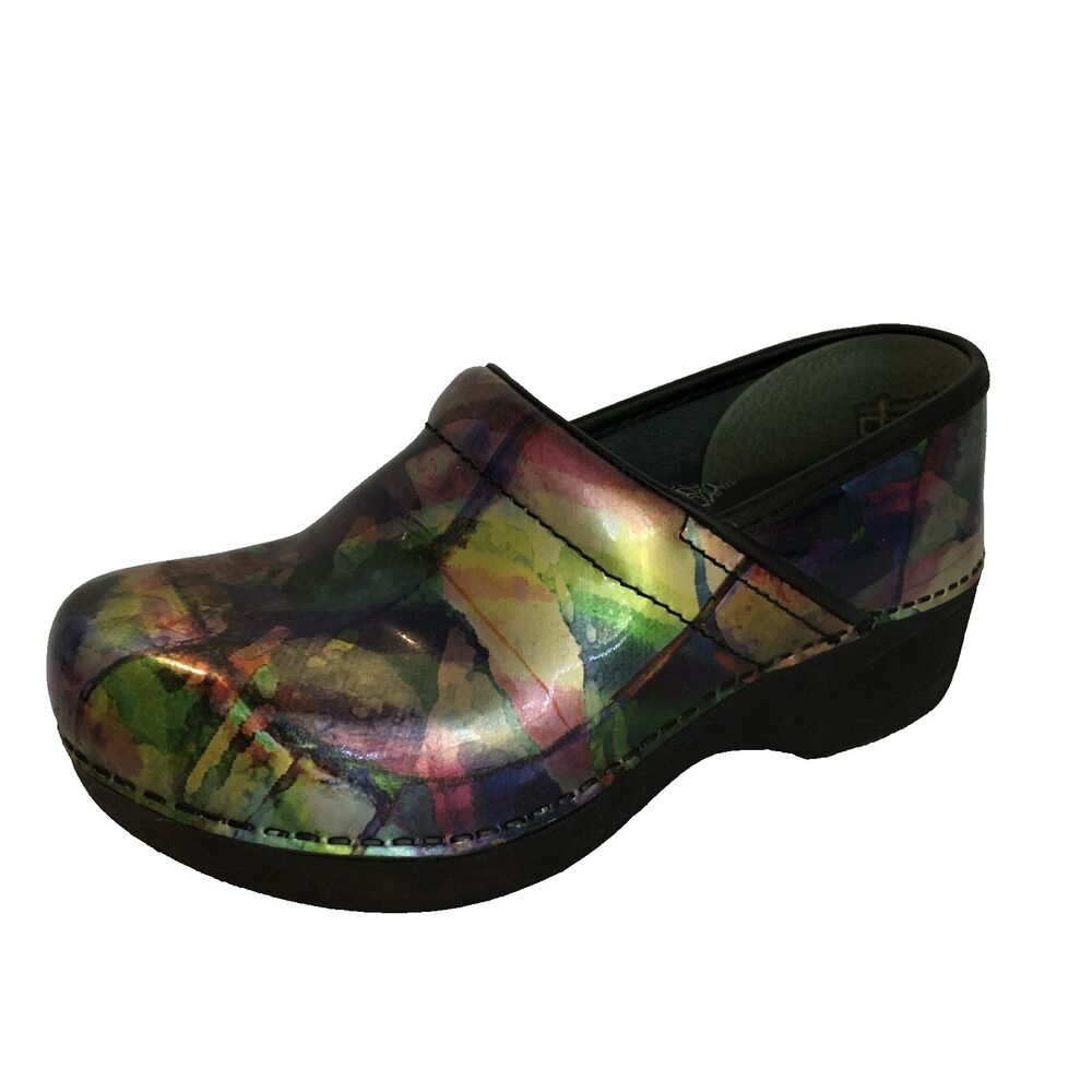 Dansko XP 2.0 Performance Clog Color Wash Patent Women's Sz EU 36 / US 6 - 6.5